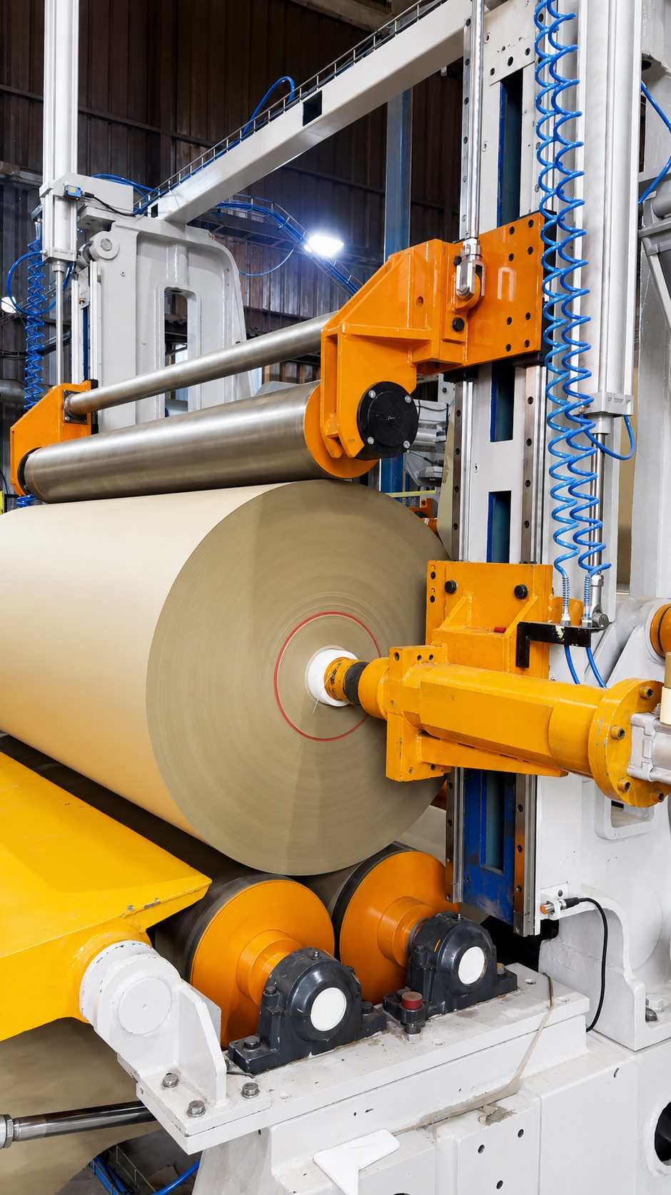 Rebobinadeira industrial reformada pela CPNTeck